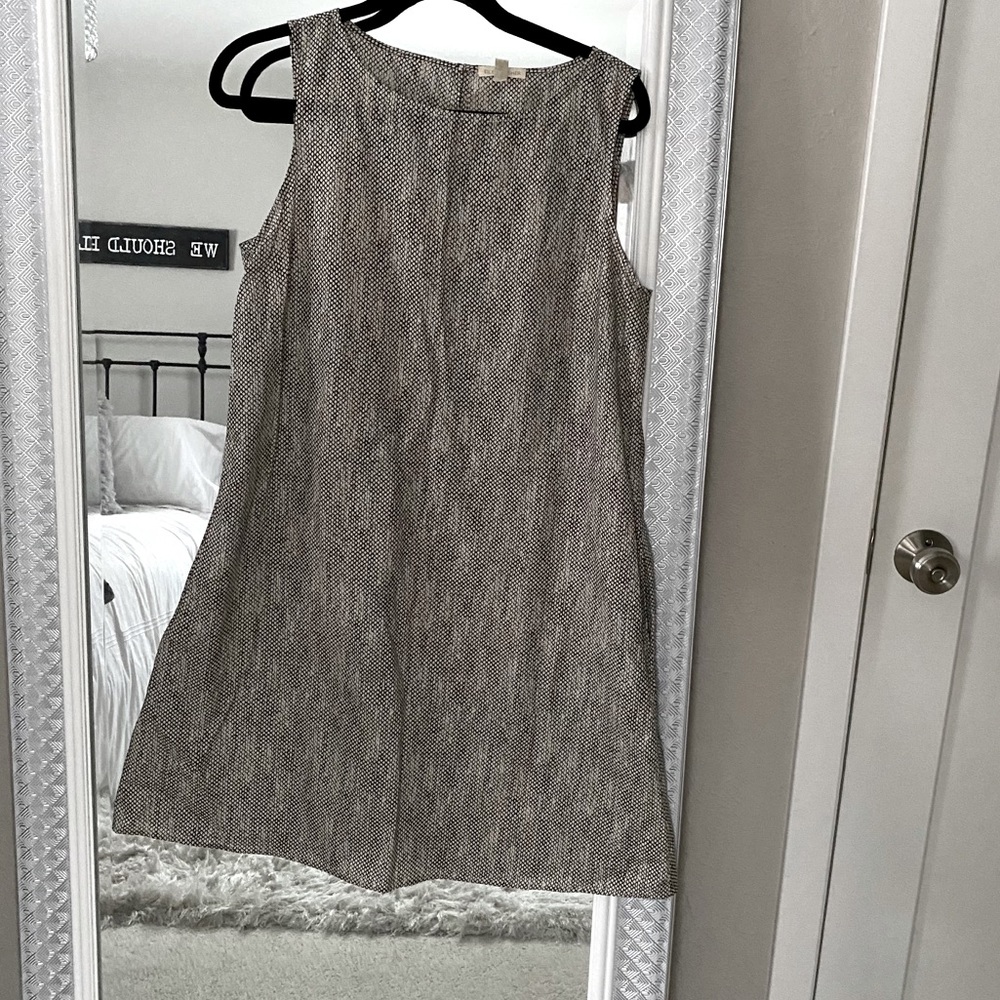 Eileen Fisher dress shift  organic cotton